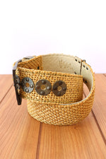 Vera Wide Woven Jute Belt