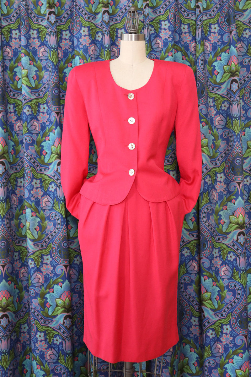 Dior Dahlia Skirt Suit S