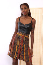 Earthy Batik Flowy Shorts S/M