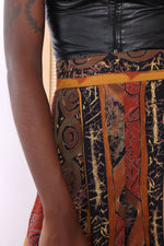 Earthy Batik Flowy Shorts S/M