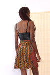 Earthy Batik Flowy Shorts S/M