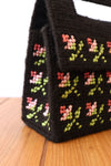 Needlepoint Rosette Handbag