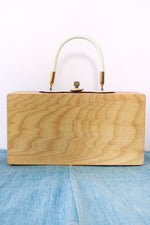 1965 Enid Collins Fintasia Wood Bag