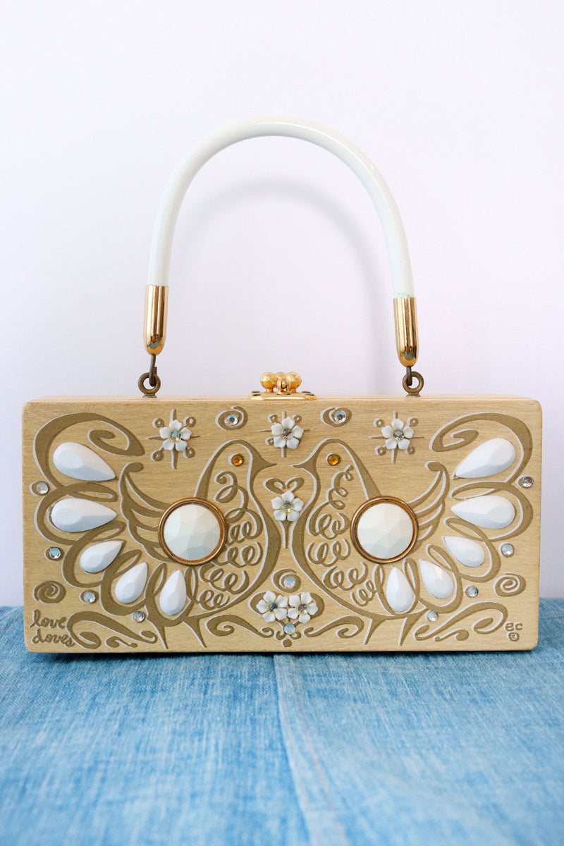 Enid Collins Love Doves Handbag