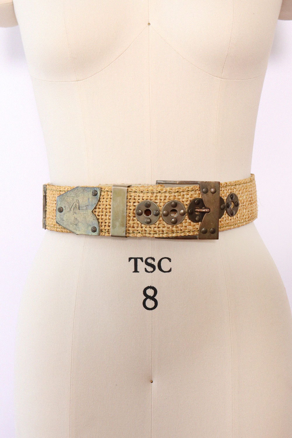 Vera Wide Woven Jute Belt