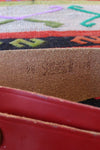 1950s Cherry Red Leather Waist Belt