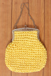Sunshine Raffia Purse