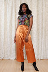 Copper Satin Slacks XS/S