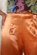 Copper Satin Slacks XS/S