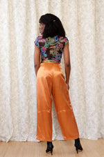 Copper Satin Slacks XS/S