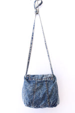 Stonewash Denim Crossbody Bag