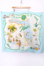 1960s Florida Novelty Map Scarf