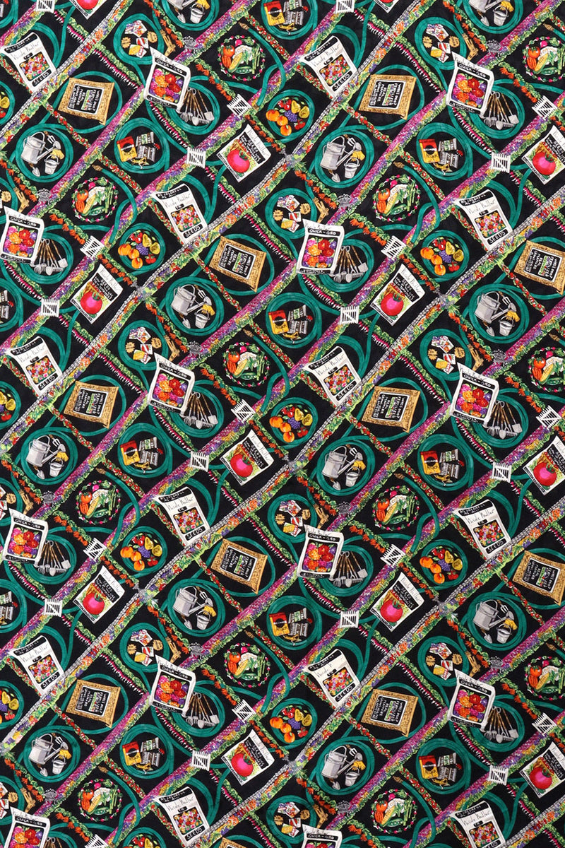 Nicole Miller Garden Novelty Silk Scarf