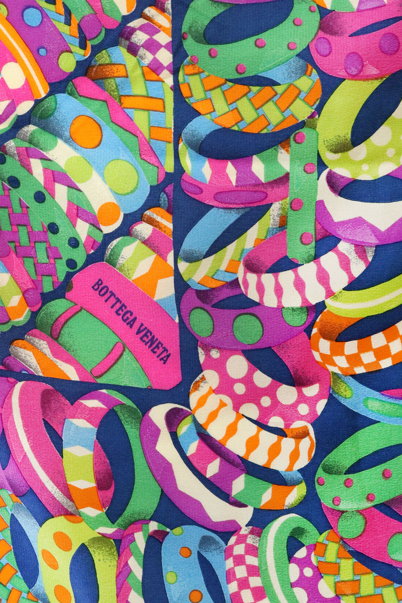 Bottega Veneta Bangles Print Silk Scarf