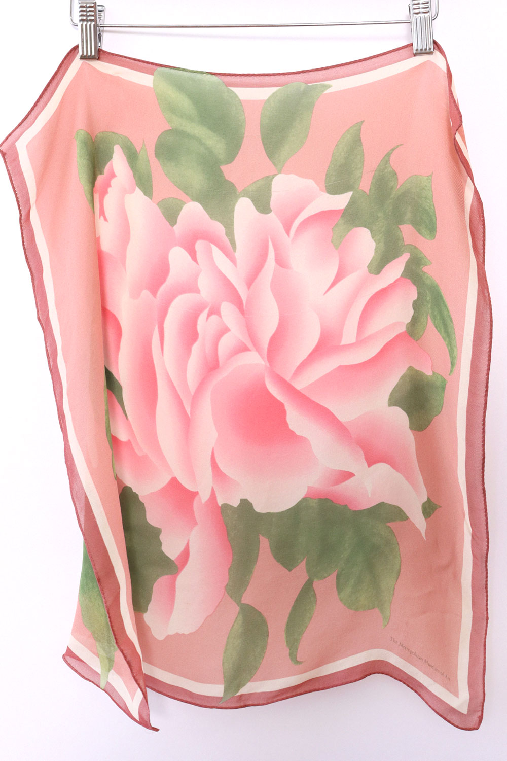 Silk Peony Kerchief