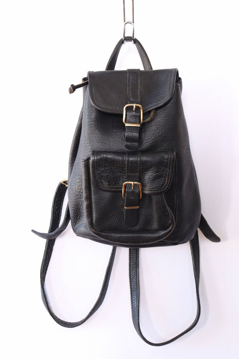 birksun mini leather backpack Leather Buckled Mini Backpack – OMNIA
