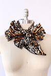 Silky Leopard Print Scarf