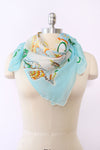 1960s Florida Novelty Map Scarf