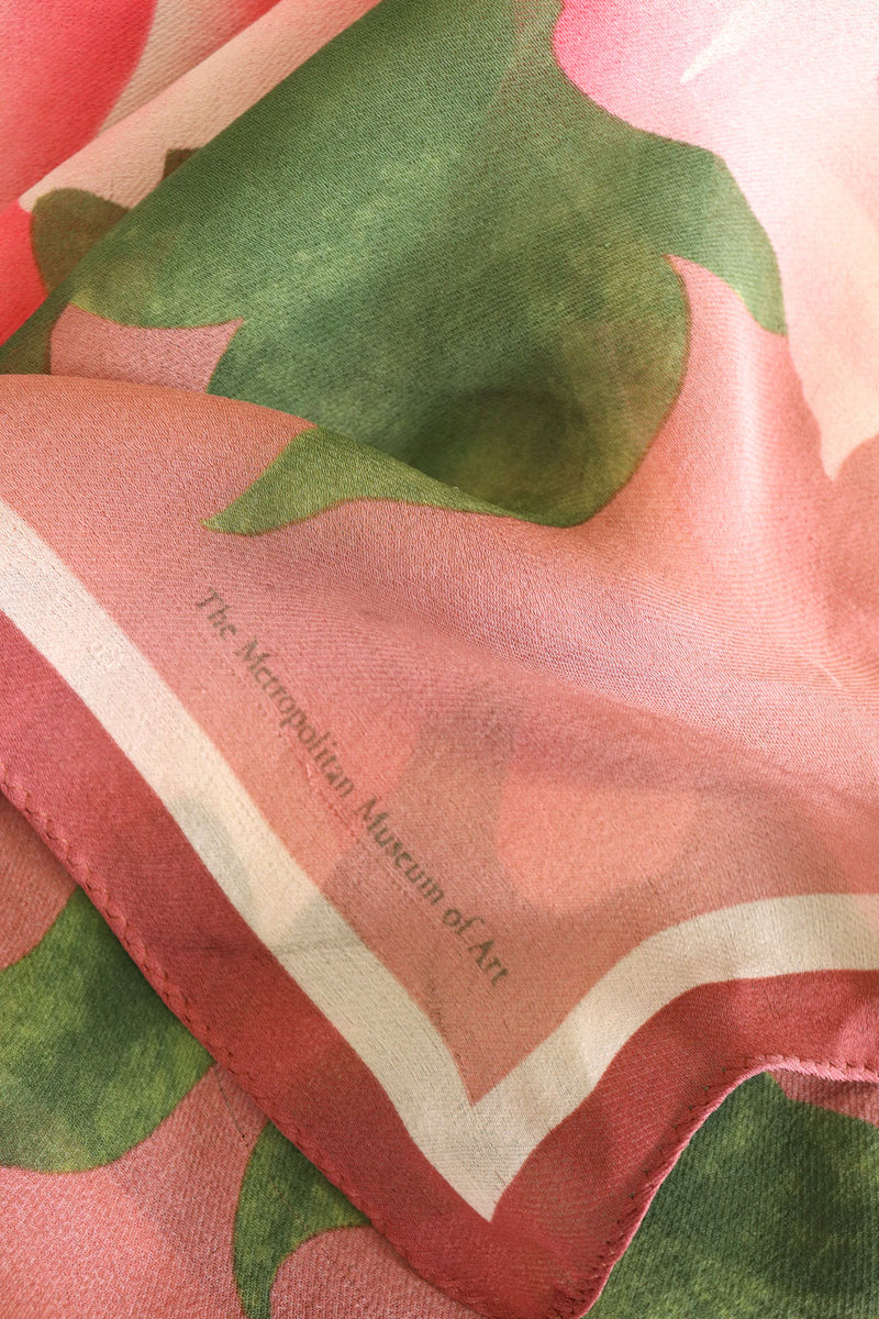 Silk Peony Kerchief