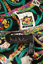 Nicole Miller Garden Novelty Silk Scarf