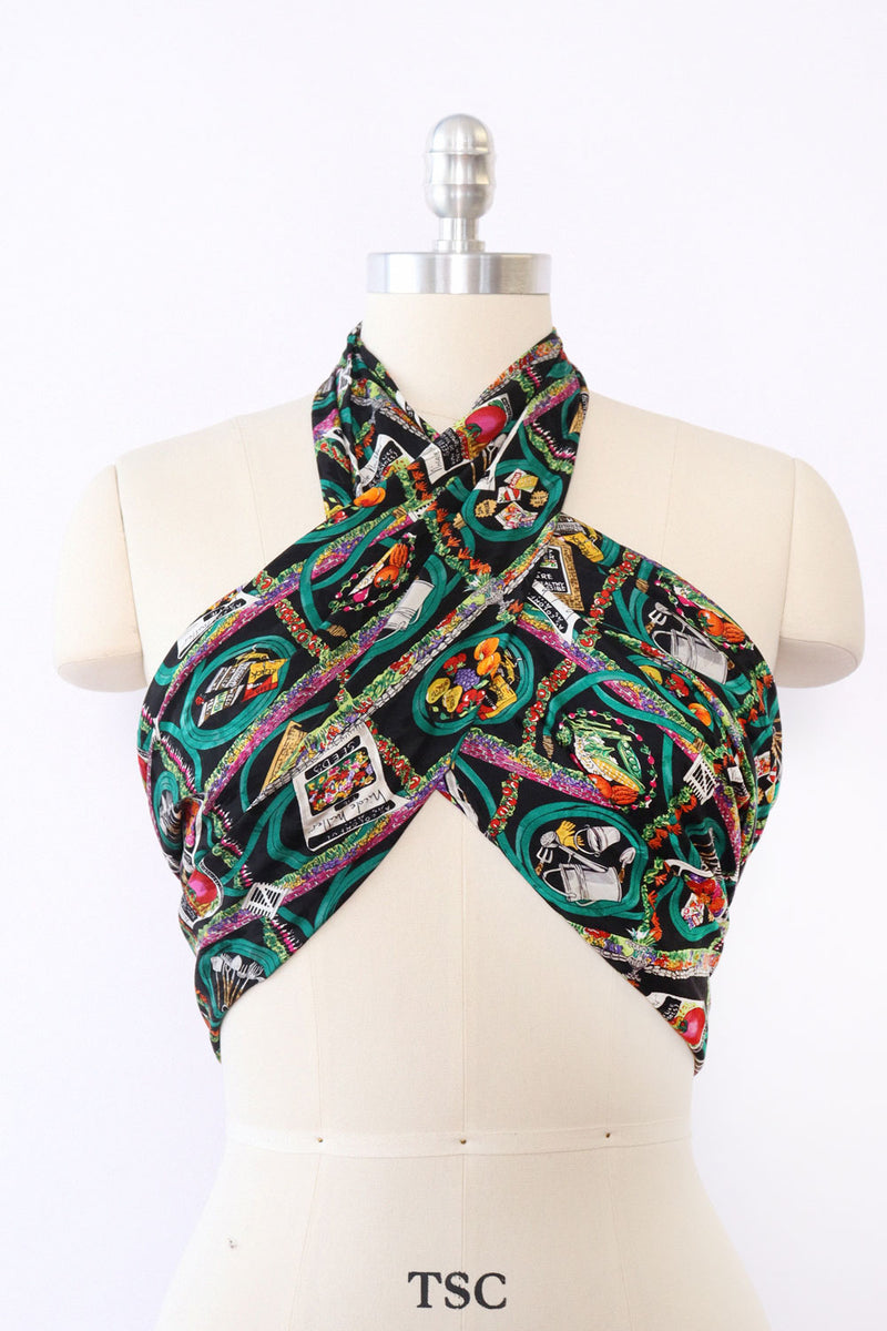 Nicole Miller Garden Novelty Silk Scarf