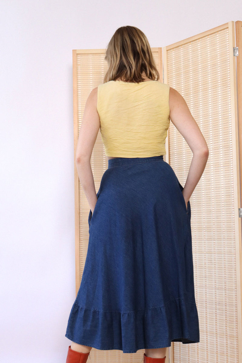 Levi's Denim Peasant Skirt XS/S