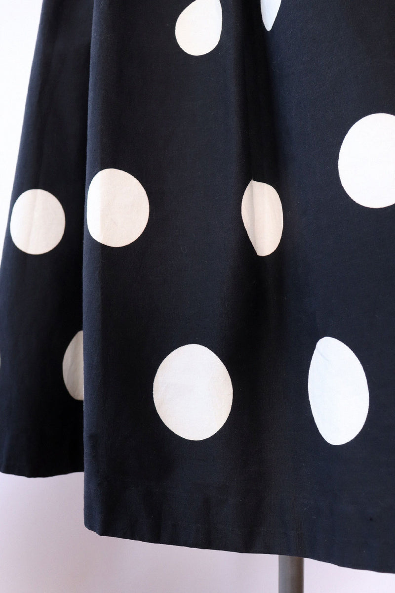 1950s Polka Dot Fit and Flare Dress XS OMNIA 1950s Polka Dot Fit and Flare Dress XS OMNIA