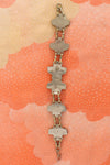 Lapis Abstract Flower Bracelet