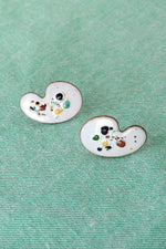 Enamel Painter Palette Earrings