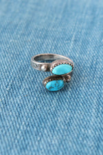 Sterling Turquoise Wrap Ring