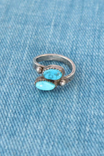 Sterling Turquoise Wrap Ring