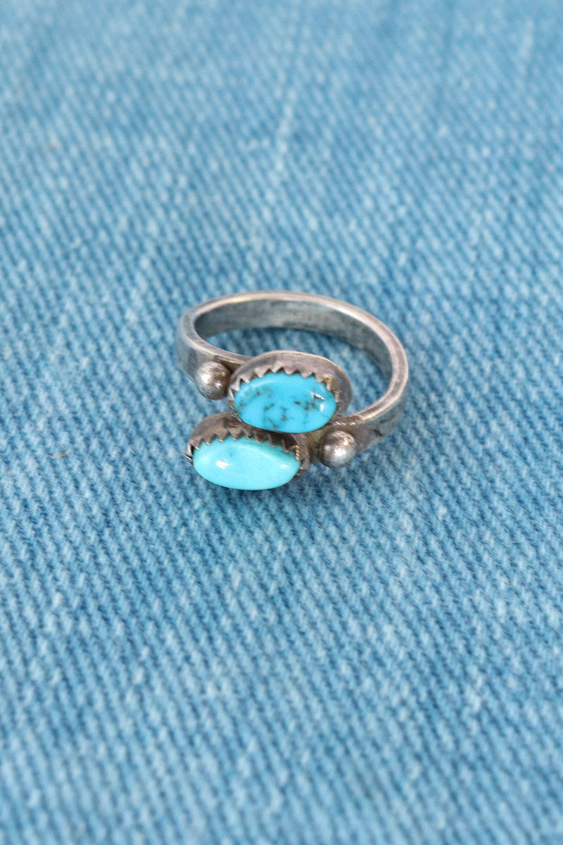 Sterling Turquoise Wrap Ring