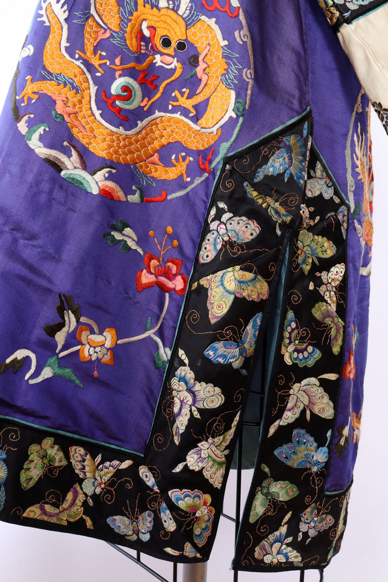 Qing Dynasty Silk Embroidered Robe