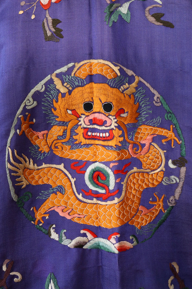 Qing Dynasty Silk Embroidered Robe