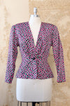 Pointillist Posy Printed Blazer S/M