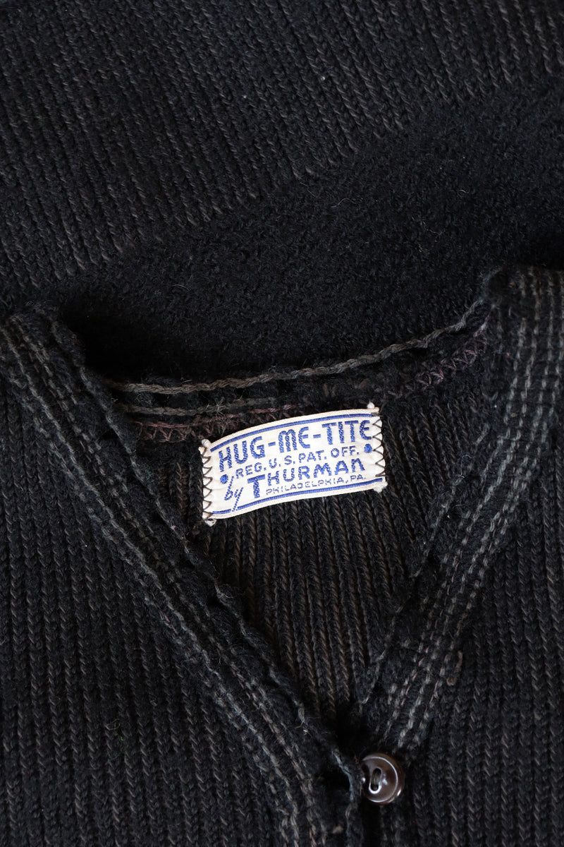1930s Hug-Me-Tite Scalloped Knit M