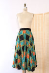 Geo Midcentury Circle Skirt XS