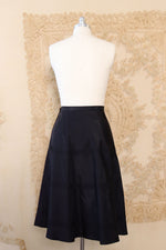 Twirly Taffeta Midi Skirt L