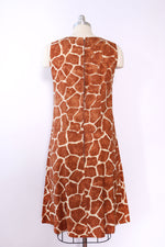 Giraffe Print Drop Pocket Dress S/M