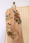 Blush Suede Embroidered Jacket M/L