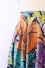 Leafy Full Circle Skirt S