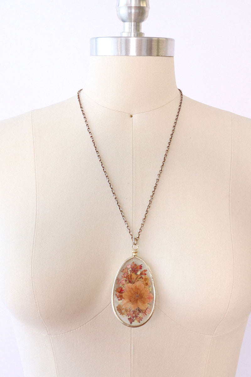Dried Bouquet Necklace