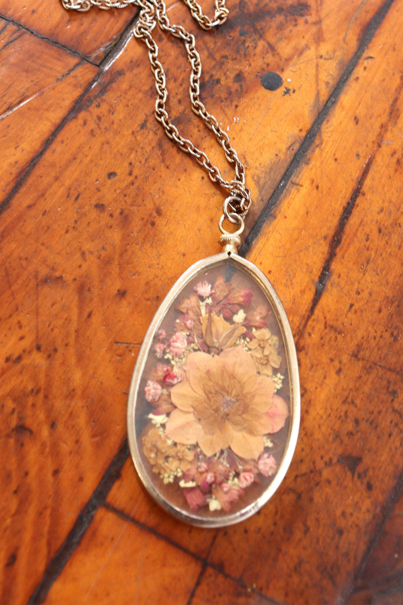 Dried Bouquet Necklace