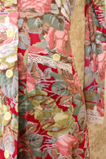 Blooming Buttoned Mini Dress XS