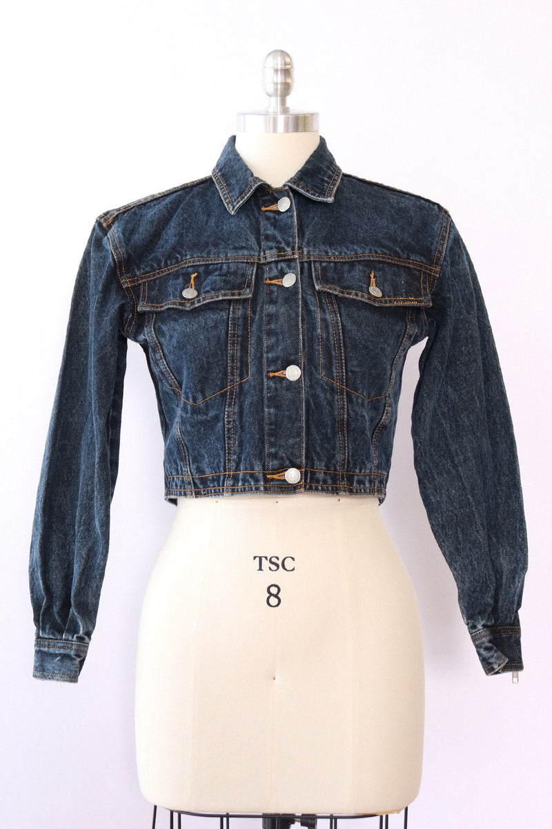 Jordache Zip Crop Jacket XS/S