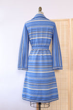 Heathered Striped Shirt Dress M/L