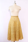 Goldenrod Raffia Skirt L