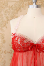 Very Valentines Lace Babydoll M/L