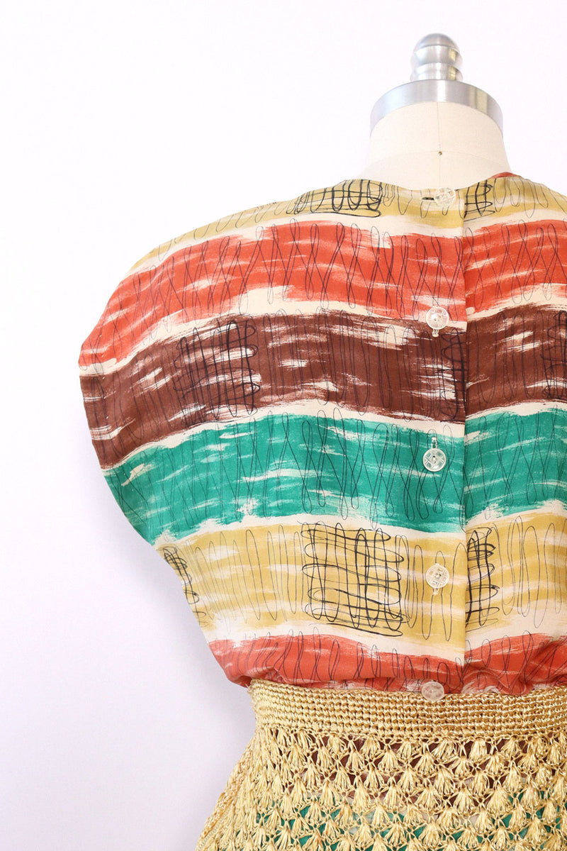 Cohama Silk Squiggle Top M