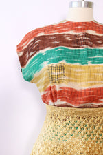 Cohama Silk Squiggle Top M